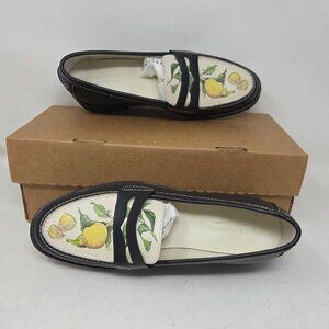 NWOB UK 6 (US 8-8.5 / EU 39) Duke + Dexter Wilde lemon penny loafers #3